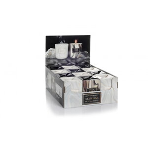 Sviečka v skle 150g – MARBLE