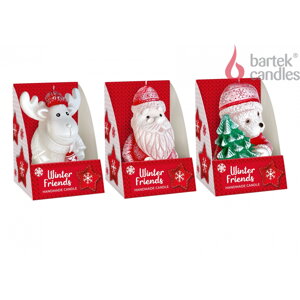 Sviečka Winter Friends figúrka 110mm v boxe