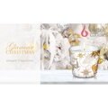 Sviečka v kónickom skle 115g - Glamour Christmas